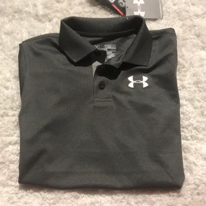 Boys gray under armour shirt